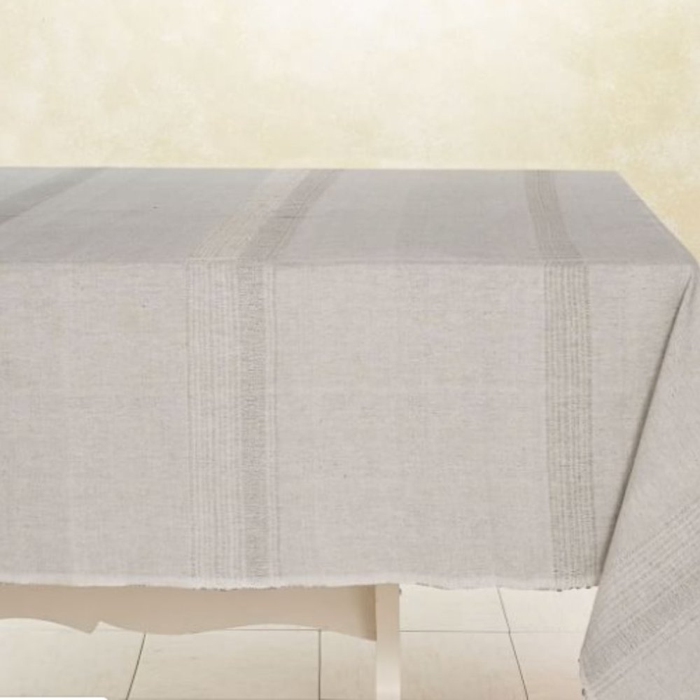 Handwoven Cotton Tablecloth sold by West Elm